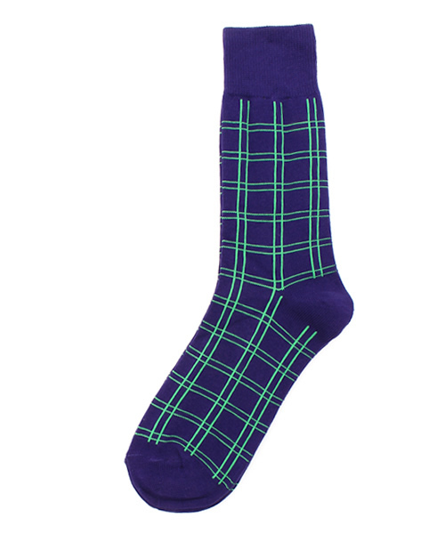 NANO universe（ナノユニバース）の「NU SOX（ソックス/靴下・メンズ・ブラック/ネイビー/パープル/イエロー・SMALL）」の4枚目の写真