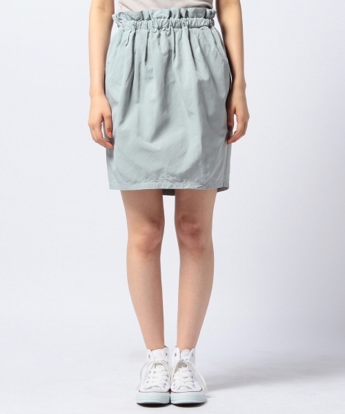 Another Edition(アナザーエディション)の「AE グログラン ギャザー SK ◆(スカート・レディース・オフホワイト/グレー/ケリー・フリー)」の4枚目の写真