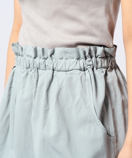 Another Edition(アナザーエディション)の「AE グログラン ギャザー SK ◆(スカート・レディース・オフホワイト/グレー/ケリー・フリー)」の6枚目の写真