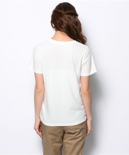 BEAMS BOY（ビームスボーイ）の「○BEAMS BOY / カレッジ プリントTシャツ **（Tシャツ/カットソー・レディース・ホワイト/クリーム・ONE SIZE）」の5枚目の写真