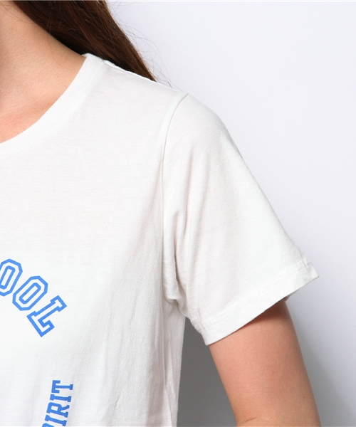 BEAMS BOY（ビームスボーイ）の「○BEAMS BOY / カレッジ プリントTシャツ **（Tシャツ/カットソー・レディース・ホワイト/クリーム・ONE SIZE）」の7枚目の写真