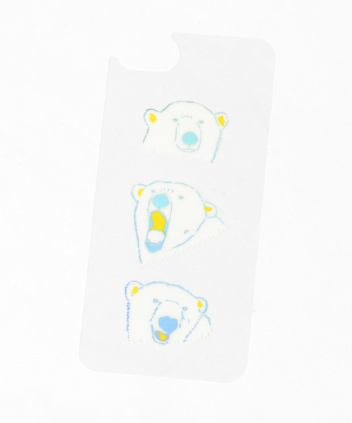 niko and...（ニコアンド）の「【LITTLE CLOSET(リトルクローゼット)】 iPhone8/7/6s/6 着せ替えフィルム（スマホケース/カバー・レディース・ホワイト/その他3/その他4/イエロー系その他/その他9・0）」の4枚目の写真