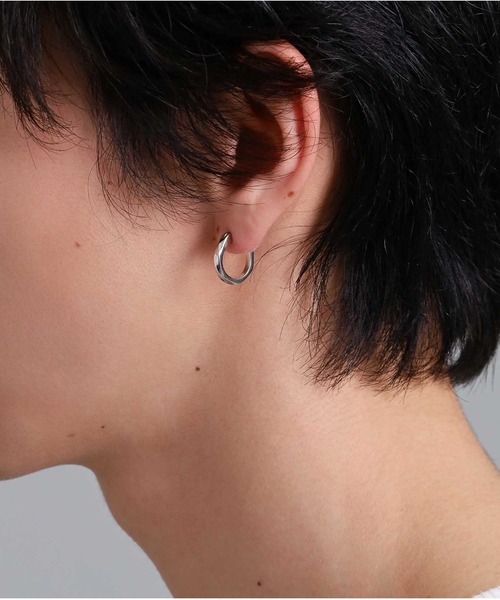 LION HEART（ライオンハート）の「“for Gift”クロッシングピアス/シティポップ/シルバー925【LION HEART / ライオンハート】（ピアス（片耳用）・メンズ・A/B/C/D/E/F/G/H/I/J/K/L・ONE SIZE）」の21枚目の写真