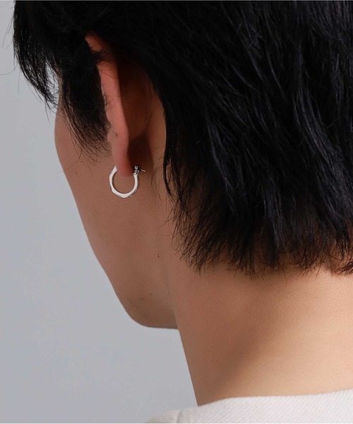 LION HEART（ライオンハート）の「“for Gift”クロッシングピアス/シティポップ/シルバー925【LION HEART / ライオンハート】（ピアス（片耳用）・メンズ・A/B/C/D/E/F/G/H/I/J/K/L・ONE SIZE）」の22枚目の写真