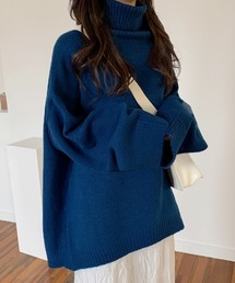 MERONGSHOP タートルネックゆるニット