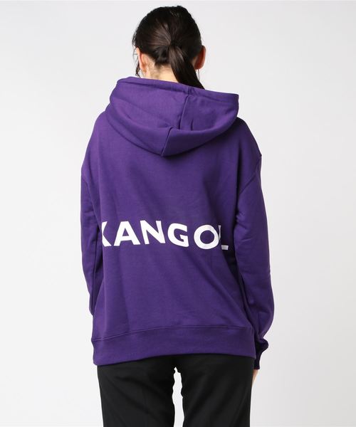KANGOL（カンゴール）の「KANGOL/カンゴール ビッグシルエット ロゴ刺繍 袖プリント バックプリント スウェット パーカー/フーディー（パーカー・メンズ・ホワイト/ブラック/ベージュ/パープル/ホワイト系その他/ブラック系その他/ベージュ系その他/パープル系その他/ホワイト系その他2/ブラック系その他2/ベージュ系その他2/パープル系その他2/ブラック系その他3/ホワイト系その他3・M/L/XL）」の15枚目の写真