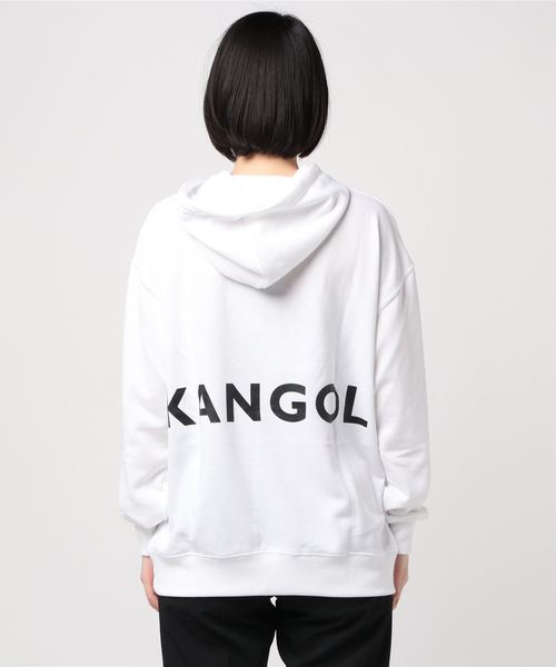KANGOL（カンゴール）の「KANGOL/カンゴール ビッグシルエット ロゴ刺繍 袖プリント バックプリント スウェット パーカー/フーディー（パーカー・メンズ・ホワイト/ブラック/ベージュ/パープル/ホワイト系その他/ブラック系その他/ベージュ系その他/パープル系その他/ホワイト系その他2/ブラック系その他2/ベージュ系その他2/パープル系その他2/ブラック系その他3/ホワイト系その他3・M/L/XL）」の18枚目の写真