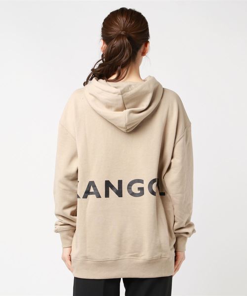 KANGOL（カンゴール）の「KANGOL/カンゴール ビッグシルエット ロゴ刺繍 袖プリント バックプリント スウェット パーカー/フーディー（パーカー・メンズ・ホワイト/ブラック/ベージュ/パープル/ホワイト系その他/ブラック系その他/ベージュ系その他/パープル系その他/ホワイト系その他2/ブラック系その他2/ベージュ系その他2/パープル系その他2/ブラック系その他3/ホワイト系その他3・M/L/XL）」の16枚目の写真