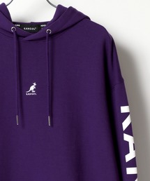 KANGOL/カンゴール ビッグシルエット ロゴ刺繍 袖プリント バックプリント スウェット パーカー/フーディー