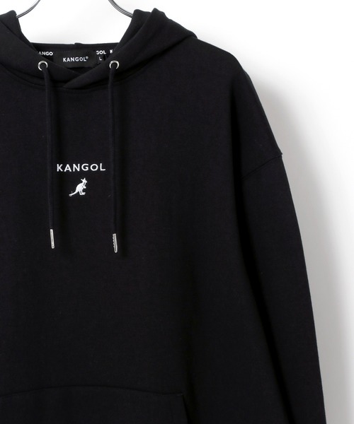 KANGOL（カンゴール）の「KANGOL/カンゴール ビッグシルエット ロゴ刺繍 袖プリント バックプリント スウェット パーカー/フーディー（パーカー・メンズ・ホワイト/ブラック/ベージュ/パープル/ホワイト系その他/ブラック系その他/ベージュ系その他/パープル系その他/ホワイト系その他2/ブラック系その他2/ベージュ系その他2/パープル系その他2/ブラック系その他3/ホワイト系その他3・M/L/XL）」の8枚目の写真