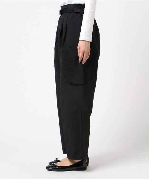 BACCA（バッカ）の「ウールフラノ ベルテッドカーゴパンツ