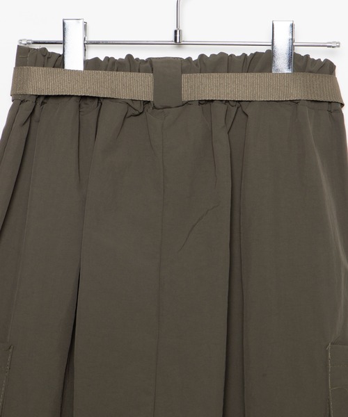 DING(ディング)の「DING/【2点セット】ベルト付きカーゴパンツ(カーゴパンツ・レディース・ブラック/カーキ・FREE)」の12枚目の写真