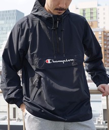 Champion | 【CHAMPION/チャンピオン】ナイロンアノラックパーカ－　Ｃ３－Ｒ６０３　撥水性　裏地メッシュ仕様　ブランドロゴ刺繍(ナイロンジャケット)