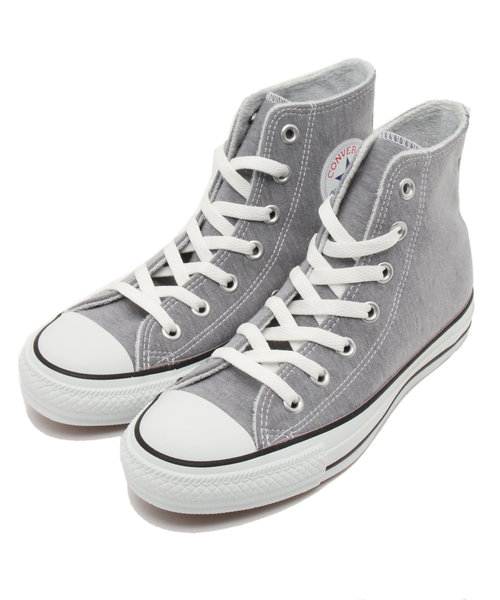 CONVERSE(コンバース)の「コンバース オールスター BLEACHEDSWEAT HI(スニーカー・レディース・グレー系/オレンジ系/ターコイズブルー系・MEDIUM/SMALL/LARGE)」の2枚目の写真