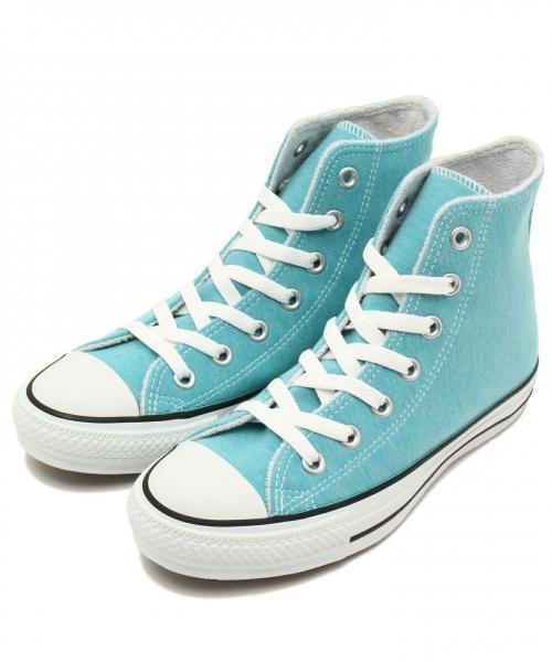 CONVERSE(コンバース)の「コンバース オールスター BLEACHEDSWEAT HI(スニーカー・レディース・グレー系/オレンジ系/ターコイズブルー系・MEDIUM/SMALL/LARGE)」の1枚目の写真