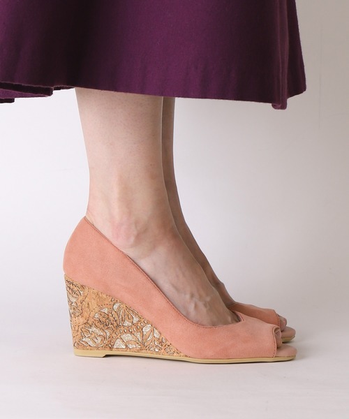 artemis by DIANA(アルテミスバイダイアナ)の「オープントゥウェッジパンプス(パンプス・レディース・グレー/ブラック/オレンジ・23.0cm/23.5cm/25.0cm/22.5cm/24.0cm/24.5cm/22.0cm)」の15枚目の写真