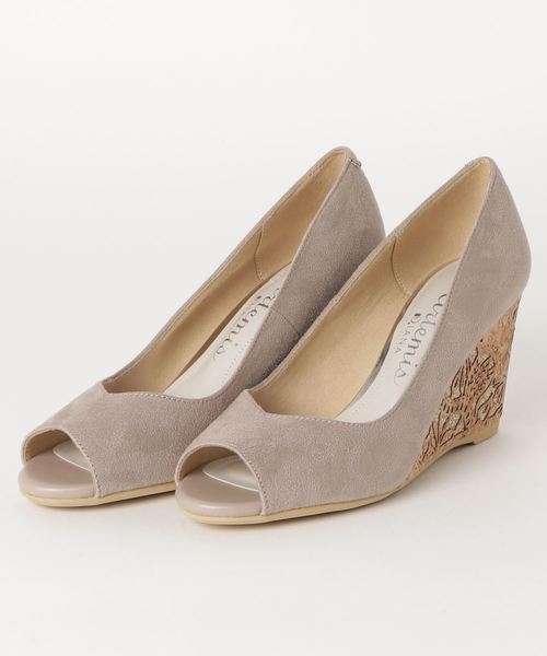 artemis by DIANA(アルテミスバイダイアナ)の「オープントゥウェッジパンプス(パンプス・レディース・グレー/ブラック/オレンジ・23.0cm/23.5cm/25.0cm/22.5cm/24.0cm/24.5cm/22.0cm)」の5枚目の写真