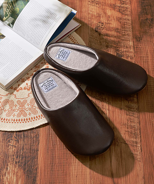 Add+（アッド）の「＜Add+＞チャールス スリッパ ルームシューズ PU レザー（ルームシューズ/スリッパ）」 - WEAR