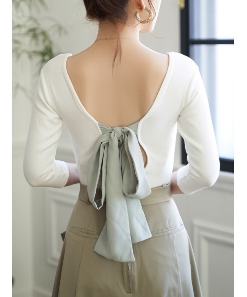 eimy istoire - darich♡バックリボンボディトップス新品未使用 バックリボンボディトップス（Tシャツ/カットソー）｜Darich