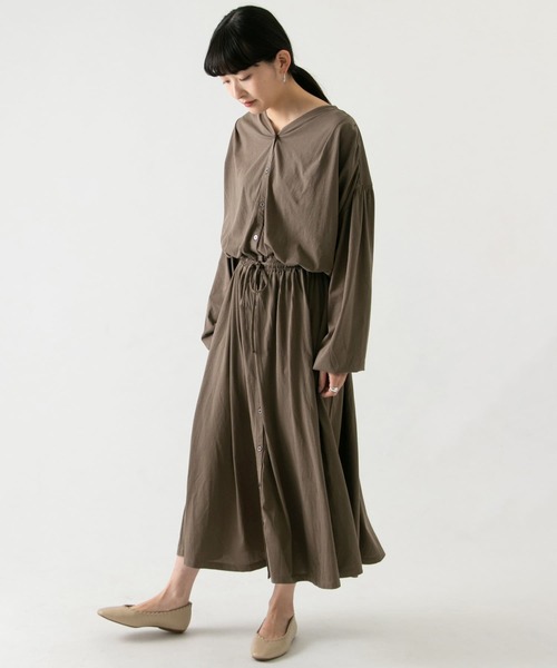 大人気新品人気殺到 のresearch ワークノットワークアーバンリサーチ のファッション Urban ボリュームギャザーワンピース ワンピース Work Not Work Work Urban Not