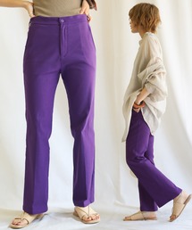 select MOCA | 2020 S/S 【PREMIUM PANTS】ストレッチフレアパンツ/美シルエットフルレングスカラーパンツ(その他パンツ)
