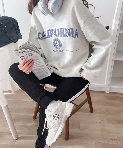 classicalelf(クラシカルエルフ)の「スポーティカジュアルを楽しむ。サイドライン入りスウェットパンツ(スウェットパンツ・レディース・ホワイト/ブラック/グレー・LARGE/MEDIUM/X-LARGE/SMALL)」の11枚目の写真