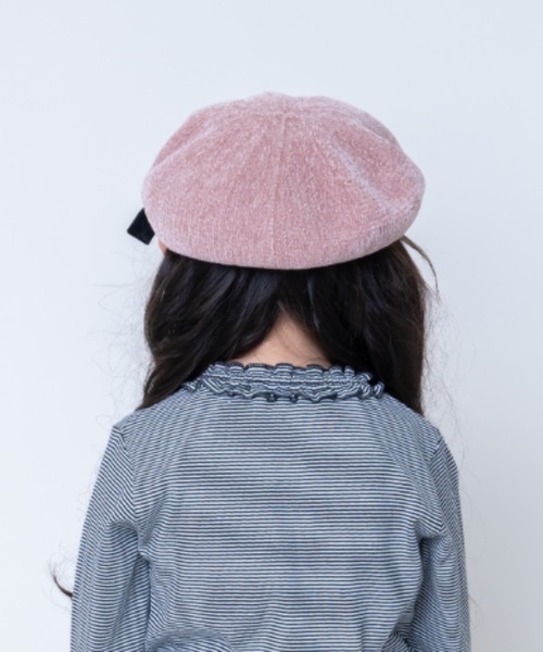 la poche biscuit（ラポシェビスキュイ）の「サーモベレー帽（ハンチング/ベレー帽・キッズ・ベージュ/グレー/ワイン・50/52/54/56）」の9枚目の写真