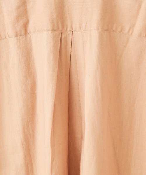 cepo（セポ）の「ＬＩＮＥＮブレンドバンドカラーシャツ（シャツ/ブラウス・レディース・オフホワイト/オレンジ/ネイビー/ブラウン・M）」の19枚目の写真