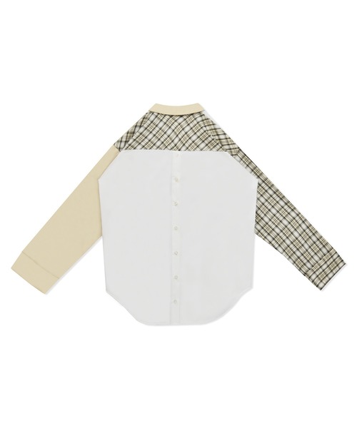 【UNISEX】パターンドッキングシャツ  ANDGEEBEE ANDGEEBEE（アンジービー）の「【UNISEX】パターンドッキング
