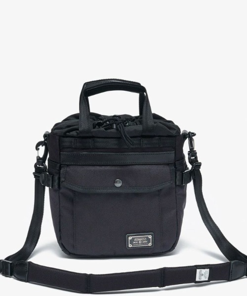 AS2OV(アッソブ)の「AS2OV (アッソブ) EXCLUSIVE BALLISTIC NYLON DRAWSTRING BAG 巾着ショルダー(トートバッグ・メンズ・ブラック/カーキ・FREE)」の9枚目の写真