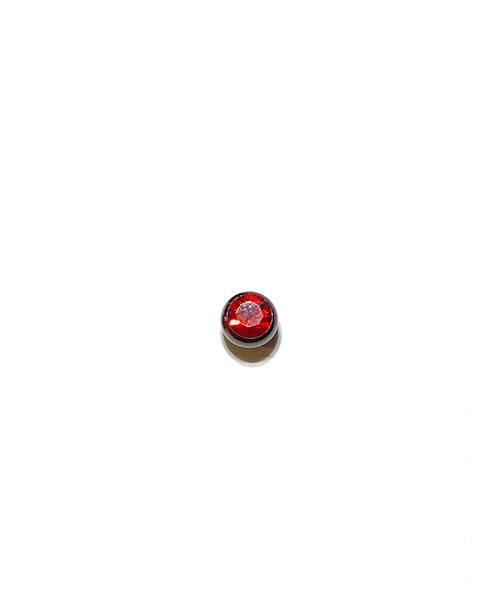 MORPH(モルフ)の「MORPH モルフ スワロフスキーボディピアスキャッチ 14ゲージ 6mm BLACK(ピアス(片耳用)・メンズ・スカイブルー/ブラック/レッド/ブルー/ライトグリーン/エメラルド/クリア/レインボー/ラベンダー/バイオレット/ローズ/ライトピンク・6)」の9枚目の写真