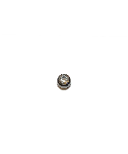MORPH(モルフ)の「MORPH モルフ スワロフスキーボディピアスキャッチ 14ゲージ 6mm BLACK(ピアス(片耳用)・メンズ・スカイブルー/ブラック/レッド/ブルー/ライトグリーン/エメラルド/クリア/レインボー/ラベンダー/バイオレット/ローズ/ライトピンク・6)」の11枚目の写真