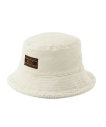 JUNRED | コーデュロイ&ボア バケットハット(ハット)