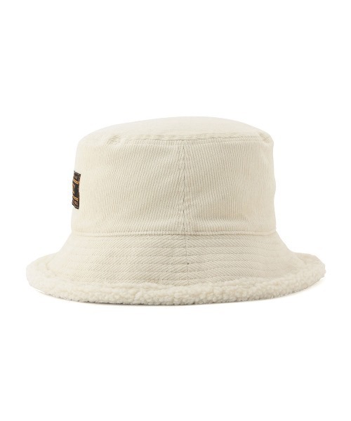 JUNRED(ジュンレッド)の「コーデュロイ&ボア バケットハット(ハット・メンズ・ブラック/ベージュ・FREE)」の6枚目の写真