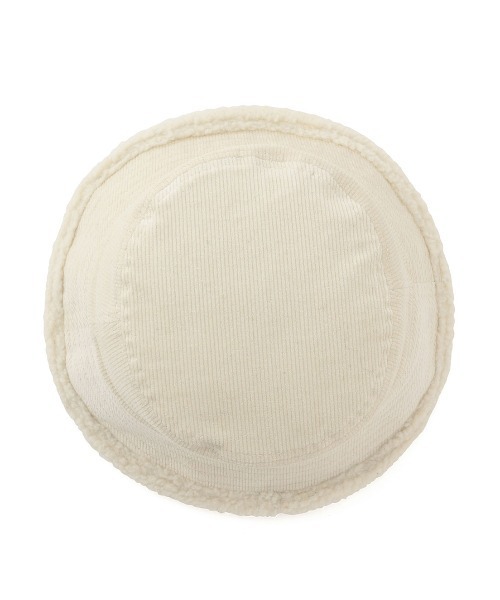 JUNRED(ジュンレッド)の「コーデュロイ&ボア バケットハット(ハット・メンズ・ブラック/ベージュ・FREE)」の3枚目の写真