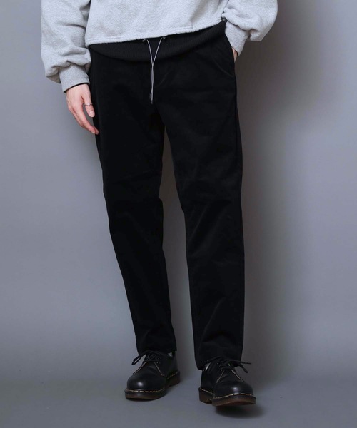 Dickies(ディッキーズ)の「【DICKIES/ディッキーズ】アンカットコールストレッチイージー 0410-7710 ビッグシルエット ジョガーパンツ テーパードシルエット ウエストゴム仕様 タック入り(その他パンツ・メンズ・ブラウン/ブラック/カーキ・X-LARGE/MEDIUM/LARGE)」の2枚目の写真