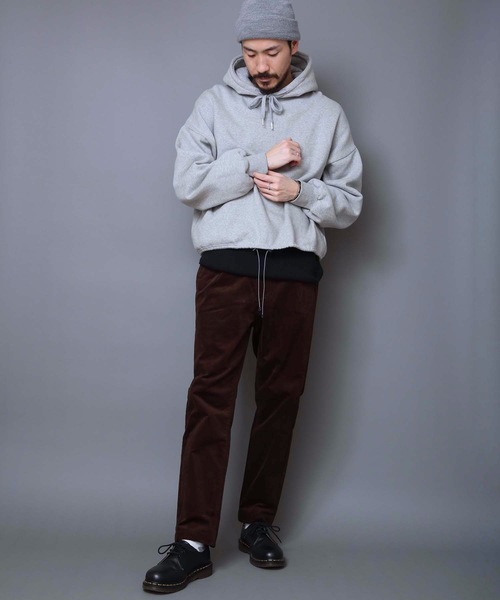 Dickies(ディッキーズ)の「【DICKIES/ディッキーズ】アンカットコールストレッチイージー 0410-7710 ビッグシルエット ジョガーパンツ テーパードシルエット ウエストゴム仕様 タック入り(その他パンツ・メンズ・ブラウン/ブラック/カーキ・X-LARGE/MEDIUM/LARGE)」の5枚目の写真
