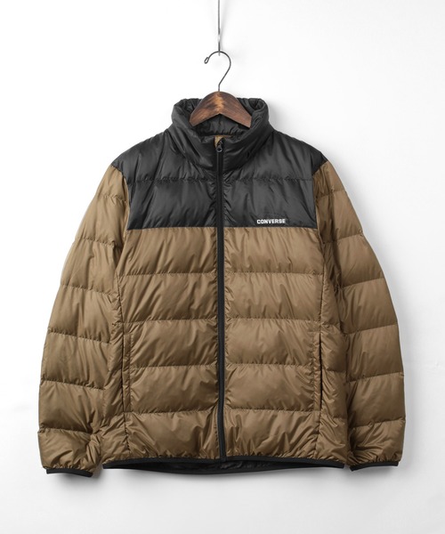 CONVERSE（コンバース）の「【CONVERSE/コンバース】ハイブリットダウンジャケット（ダウンジャケット/コート・メンズ・カーキ/ベージュ/ブラック/ネイビー・XL/L/M）」の3枚目の写真