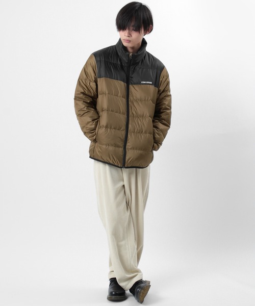 CONVERSE（コンバース）の「【CONVERSE/コンバース】ハイブリットダウンジャケット（ダウンジャケット/コート・メンズ・カーキ/ベージュ/ブラック/ネイビー・XL/L/M）」の22枚目の写真