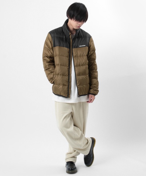 CONVERSE（コンバース）の「【CONVERSE/コンバース】ハイブリットダウンジャケット（ダウンジャケット/コート・メンズ・カーキ/ベージュ/ブラック/ネイビー・XL/L/M）」の21枚目の写真