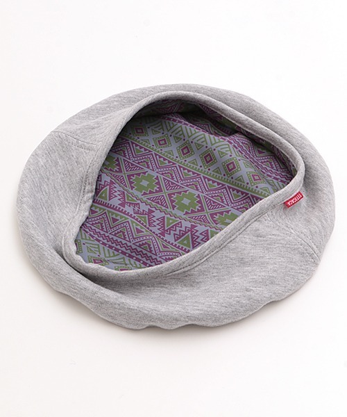 チチカカ(チチカカ)の「リバーシブルスウェットベレー帽(ハンチング/ベレー帽・レディース・ブラック/グレー/ピンク・FREE)」の18枚目の写真