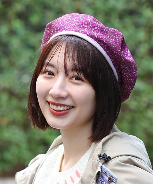 チチカカ(チチカカ)の「リバーシブルスウェットベレー帽(ハンチング/ベレー帽・レディース・ブラック/グレー/ピンク・FREE)」の17枚目の写真