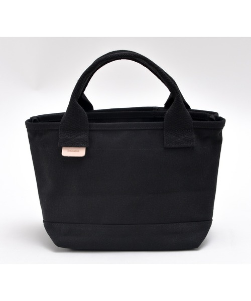 DEVICE（デバイス）の「Rename キャンバス レザー タグ 保冷 ミニトートバッグ（トートバッグ・レディース・ブラック/ナチュラル/ブラック系その他/アイボリー系・FREE）」の7枚目の写真