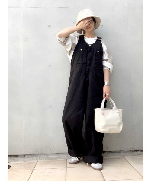 DEVICE（デバイス）の「Rename キャンバス レザー タグ 保冷 ミニトートバッグ（トートバッグ・レディース・ブラック/ナチュラル/ブラック系その他/アイボリー系・FREE）」の13枚目の写真