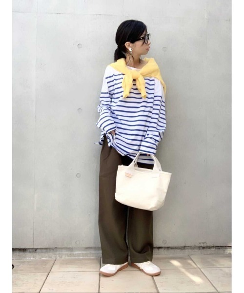 DEVICE（デバイス）の「Rename キャンバス レザー タグ 保冷 ミニトートバッグ（トートバッグ・レディース・ブラック/ナチュラル/ブラック系その他/アイボリー系・FREE）」の15枚目の写真