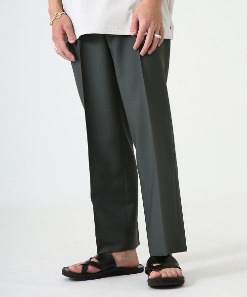 【美品】markaマーカ/STRAIGHT FIT TROUSERS/ サイズ1 MARKAWARE/マーカウェア STRAIGHT FIT TROUSERS（MARKAWARE