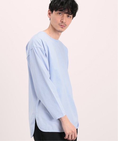 JOURNAL STANDARD relume（ジャーナルスタンダード　レリューム）の「レイヤードスリットロングスリーブTEE（Tシャツ/カットソー・メンズ・ホワイト/ベージュ/グレー/イエロー/ブルー・SMALL/MEDIUM/LARGE）」の11枚目の写真