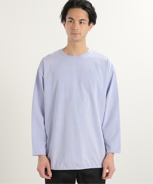 JOURNAL STANDARD relume（ジャーナルスタンダード　レリューム）の「レイヤードスリットロングスリーブTEE（Tシャツ/カットソー・メンズ・ホワイト/ベージュ/グレー/イエロー/ブルー・SMALL/MEDIUM/LARGE）」の13枚目の写真