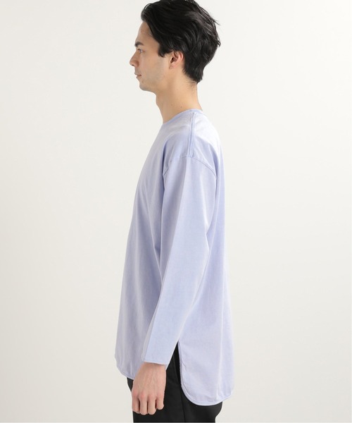 JOURNAL STANDARD relume（ジャーナルスタンダード　レリューム）の「レイヤードスリットロングスリーブTEE（Tシャツ/カットソー・メンズ・ホワイト/ベージュ/グレー/イエロー/ブルー・SMALL/MEDIUM/LARGE）」の14枚目の写真