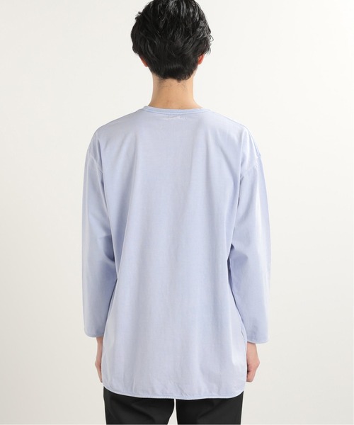 JOURNAL STANDARD relume（ジャーナルスタンダード　レリューム）の「レイヤードスリットロングスリーブTEE（Tシャツ/カットソー・メンズ・ホワイト/ベージュ/グレー/イエロー/ブルー・SMALL/MEDIUM/LARGE）」の15枚目の写真